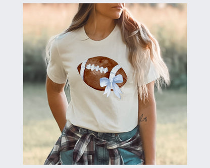 Football Bow Tee