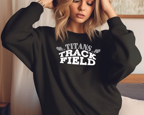 Custom Curve Track and Field Sweatshirt