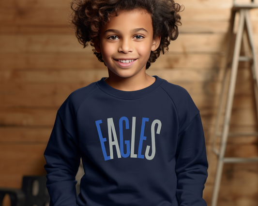 Custom Mascot Sweatshirt Youth Size