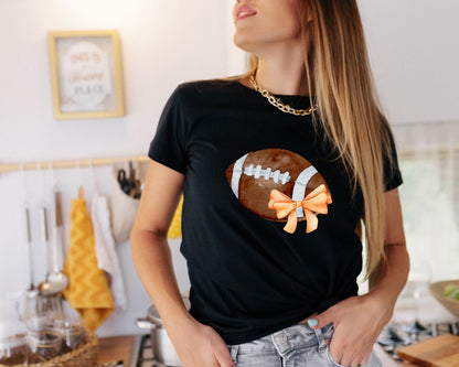 Football Bow Tee