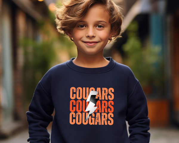 Custom Lightning Soccer Sweatshirt Youth Size