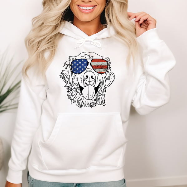 USA Dog Hoodie sweatshirts