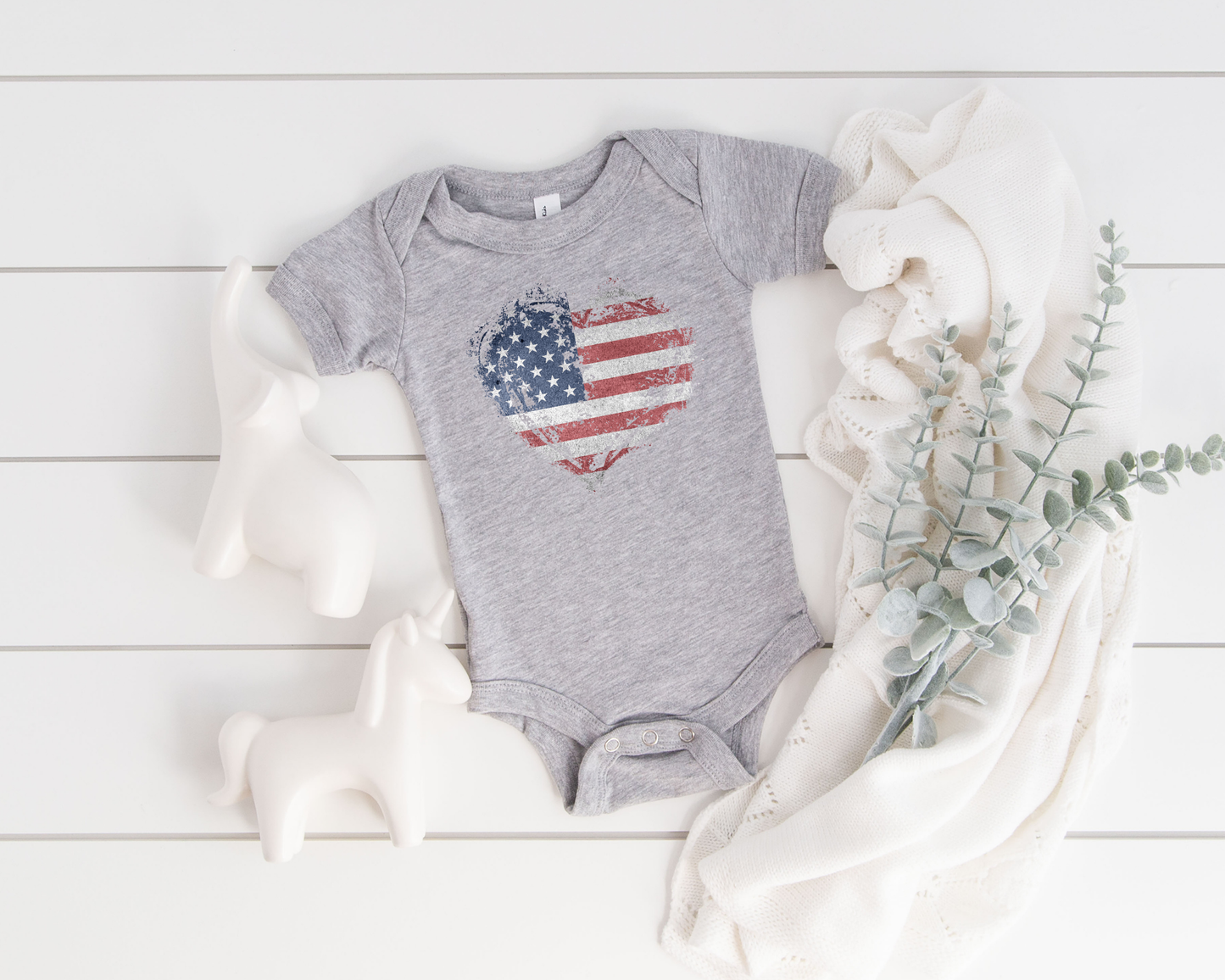 Stars and Stripes Baby Bodysuits