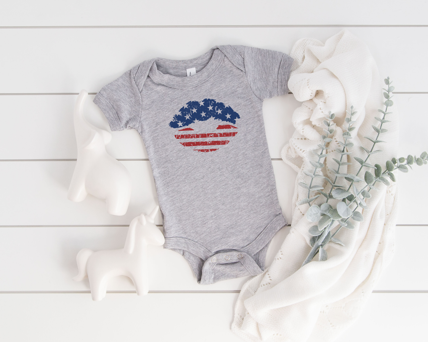 Stars and Stripes Baby Bodysuits