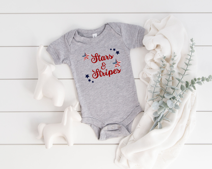 Stars and Stripes Baby Bodysuits