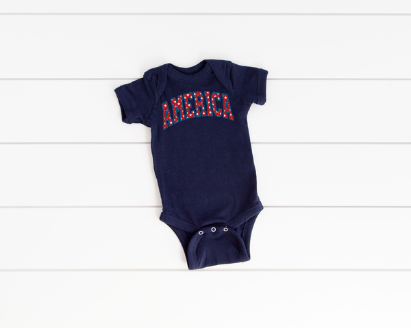 America Baby Bodysuits