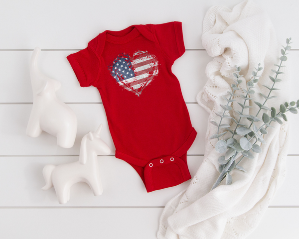 Stars and Stripes Baby Bodysuits