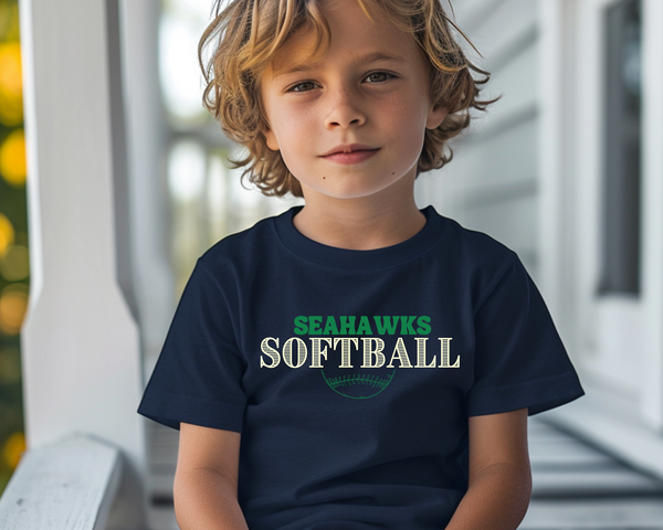 Vintage Softball Tee Youth Size