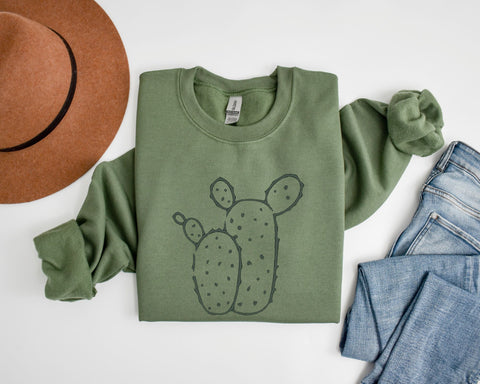 Personalized Nature Embroidered Sweatshirt