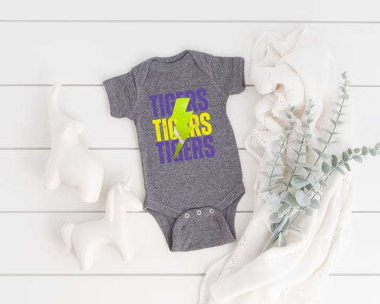 Custom Lightning Tennis Baby Bodysuit