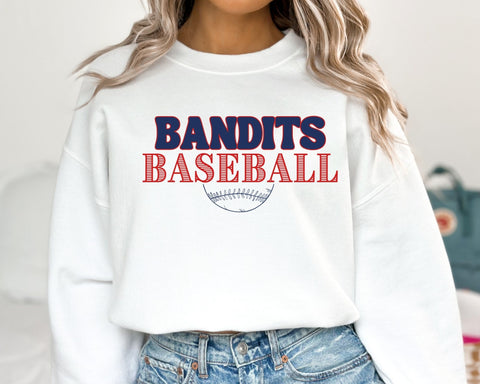 Bandits Baseball Bold Vintage Sweatshirt