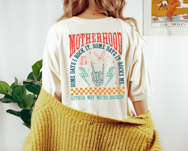 Motherhood Rock On Arch Comfort Tee