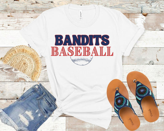 Bandits Baseball Bold Vintage Tee