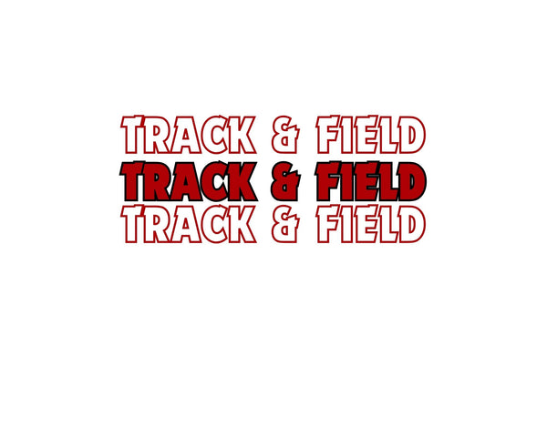 Triple Track and Field Comfort Tee