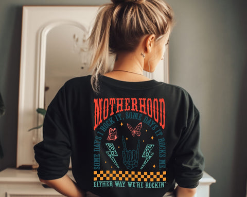 Motherhood Rock On Arch Sweatshirt