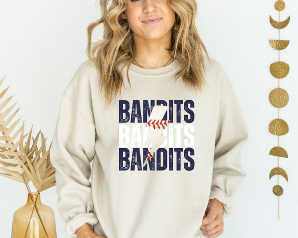 Bandits Baseball Lightning Sweatshirt