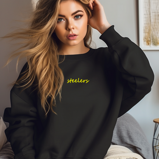 Football Fan Embroidered Sweatshirt