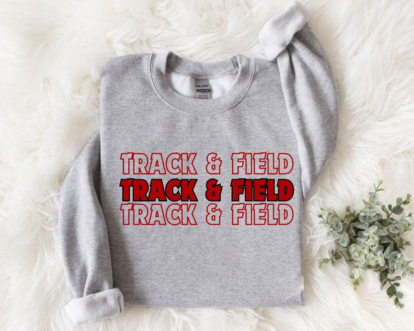 Triple Track and Field Sweatshirt