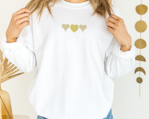 My Heart Embroidered Sweatshirt
