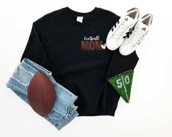 Football Mom Number Sweatshirt