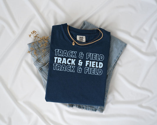 Triple Track and Field Comfort Tee