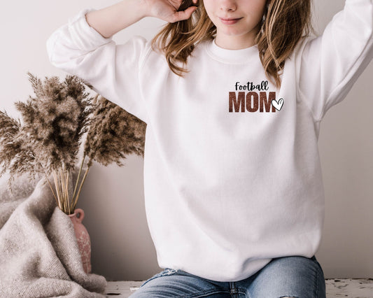 Football Mom Number Sweatshirt