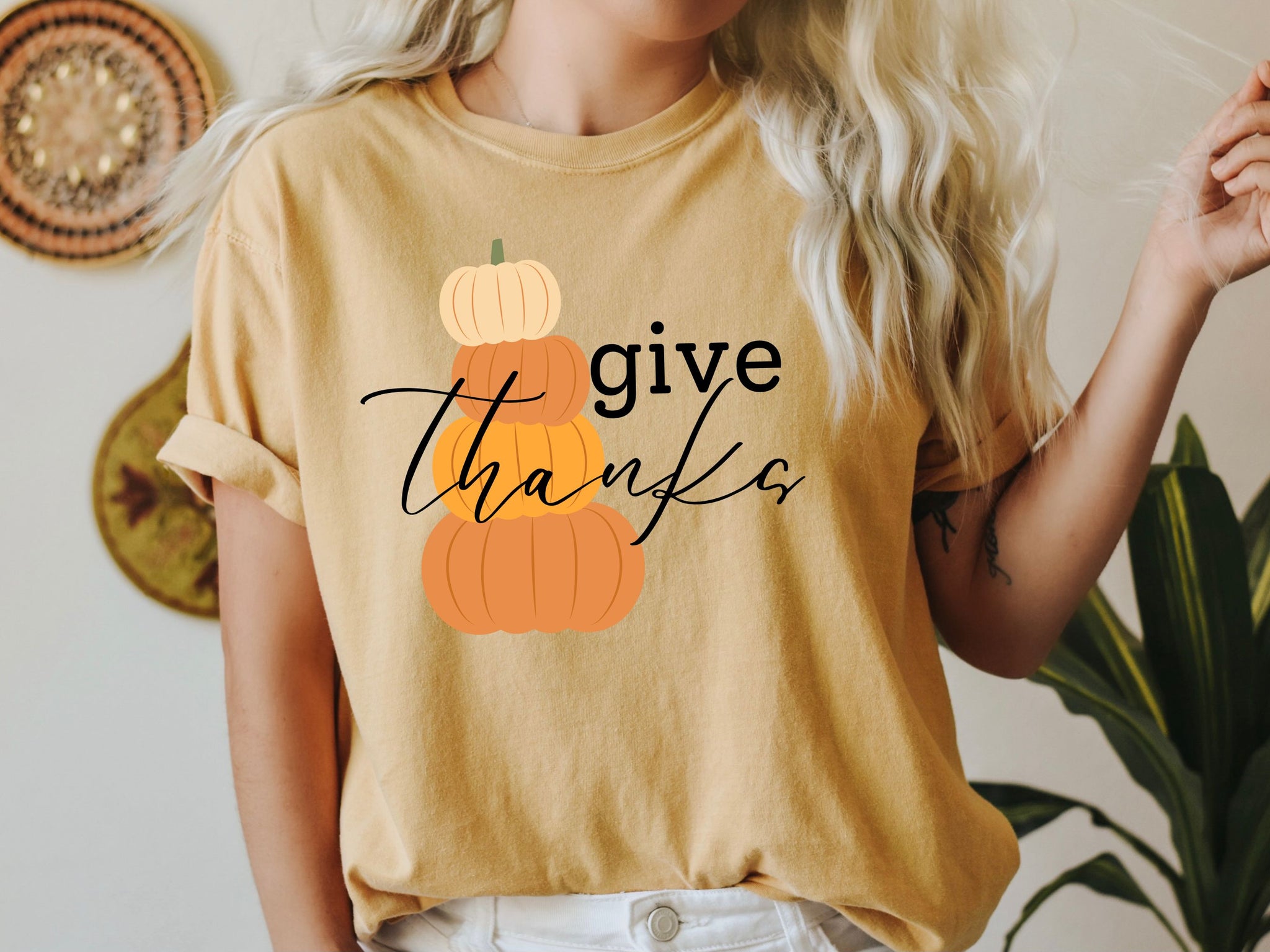 Give Thanks Pumpkin Tees