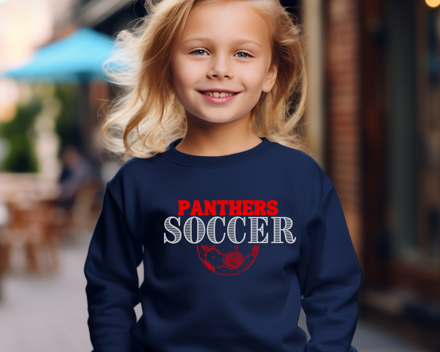 Vintage Soccer Sweatshirt Youth Size