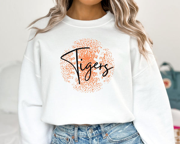 Personalized Faded Baseball Sweatshirt