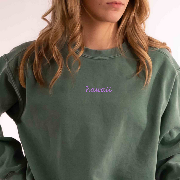 Personalized Little State Comfort Color Sweatshirt