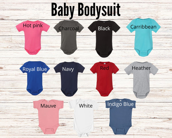 Personalized Pastel Baby Bodysuit