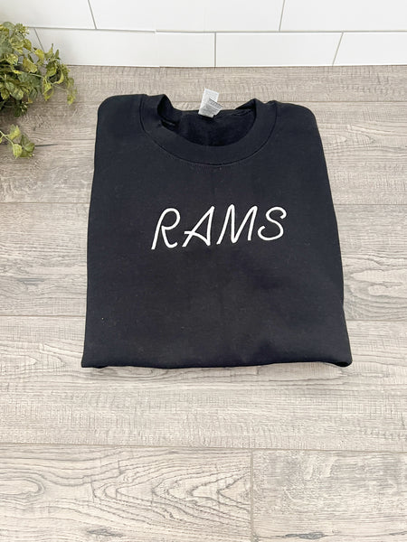 Personalized Team Embroidered Sweatshirt
