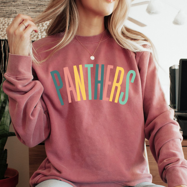 Personalized Pastel Comfort Color Sweatshirt