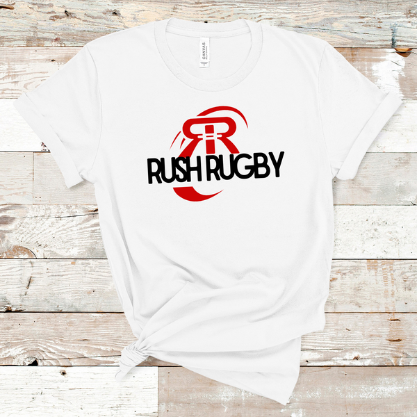 Rush Rugby logo Tees
