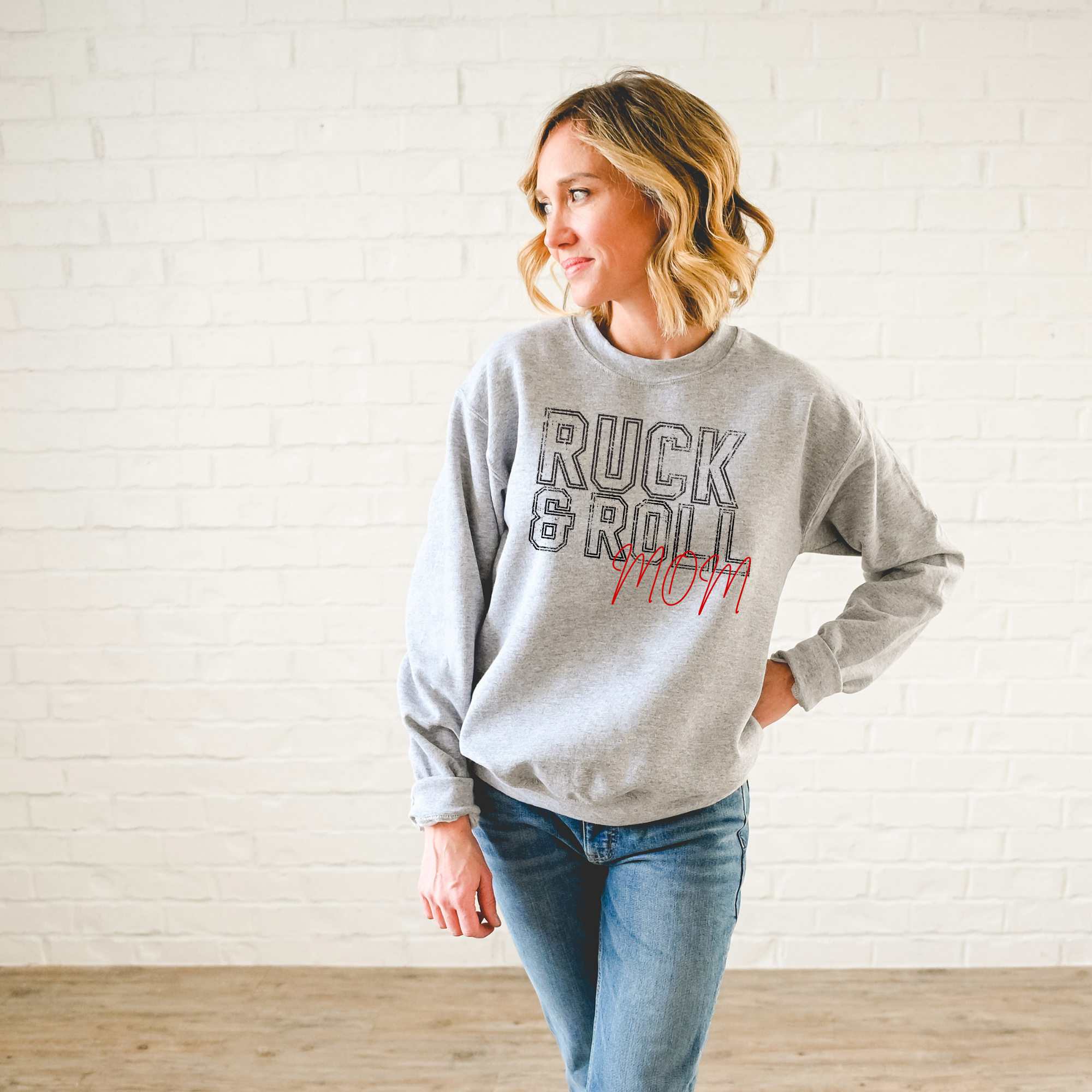 Ruck & Roll Mom Rugby Crew Sweaters