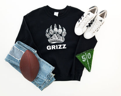 Grizz Paw Crewneck Sweatshirt