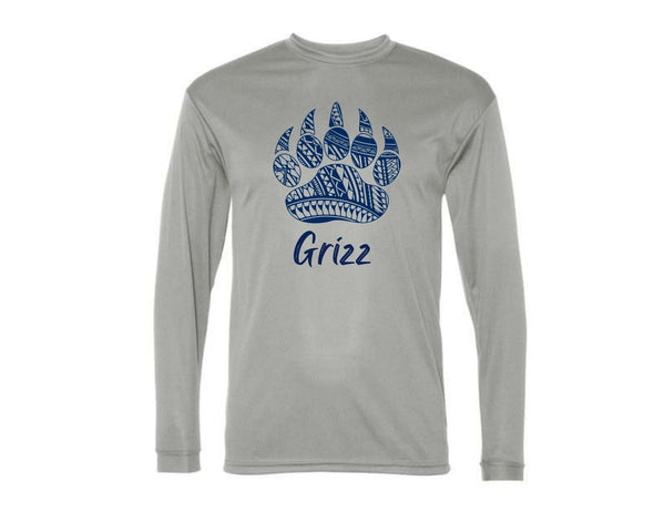 Youth Grizz Warm Up Shirts Grizz Paw
