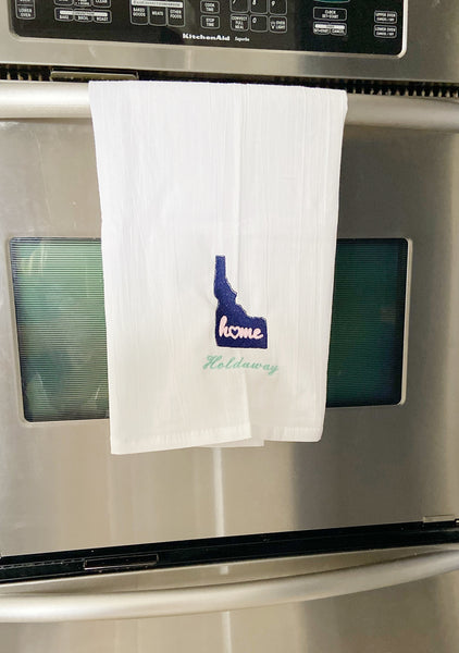Custom Idaho Flour Sack Tea Towel